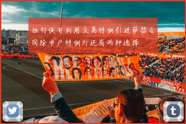 独行侠可利用交易特例引进萨瑟合同除中产特例外还有两种选择